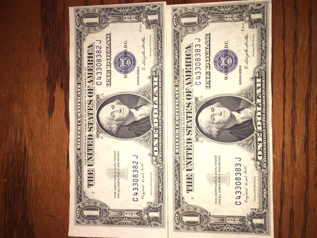 Consecutive-Serial-Numbered-Silver-Certificates